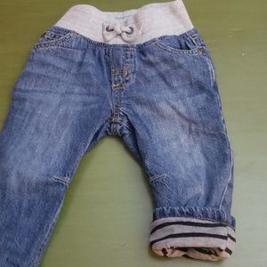 Crazy 8 Jersey-Lined Jeans 12-18 mo.